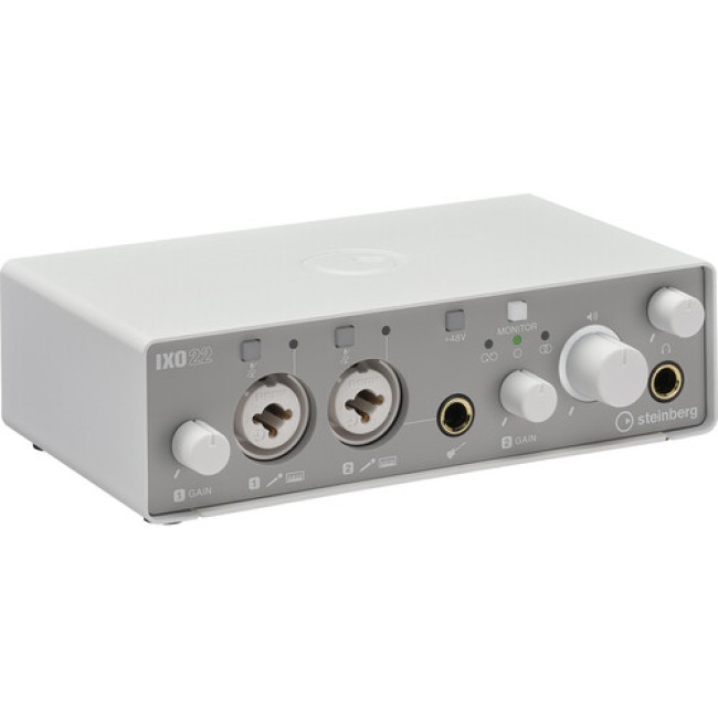 steinberg IXO22 USB-C ホワイト IXO22W Steinberg Audio IXO22 2x2 USB-C Audio Interface with Two Preamps